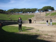 Pompei - Ted in Anfiteatro