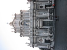 Catania - Ted's bike in front of Cathedral Basilica