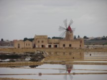 Wind mill in Lo Stagnone