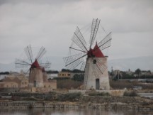 Wind mill in Lo Stagnone