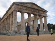 Ted at ruins at Segesta