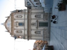 Ted's bike in front of Church in Alcamo