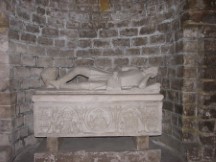 Palermo - Tomb in the crypts of the Cathedral