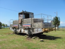 Colon - Train used to pull a boat through Panama Canal 