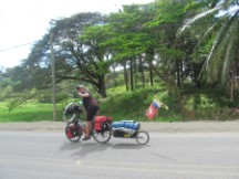 Biker that started in the USA and is headed to Argentina 