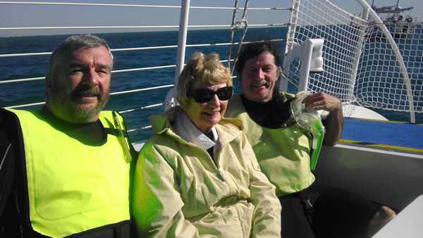 Jay, mom and me on Key West Boat trip