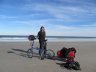 Ted with his bike at Neptuen Beach, FL