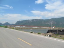 Shrimp farm south of Hua Hin, Thailand