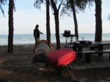 Camp site at Hat Wanakon National Park