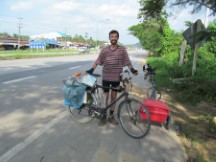 Peter a long distance cyclist from the Netherlands