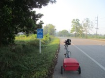 Nice shoulders for biking in Thailand, shared with motor scotters