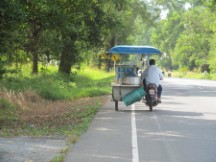 Dinner scooter in Thailand