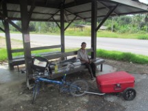 Shade from the heat in Thailand