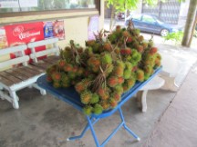 Fruit for sale at a store south of Hat Yai, Thailand
