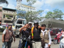 People at the boarder of Thailand/ Malaysia