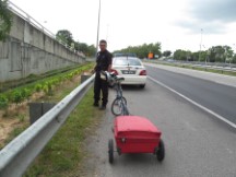The Police officer that pulled Ted over in Malaysia