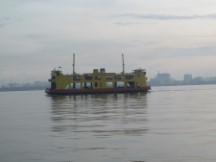 Ferry going to George town from Butterworth, Malaysia