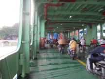 Unloading the ferry at Butterworth, Malaysia