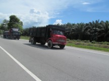 Old Mercedes truck south of Butterworth, Malaysia