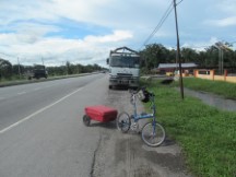 Fuso truck south of Butterworth, Malaysia