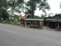 Fruit stand south of Batu Pahat, Malaysia