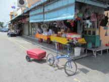 Place where Ted bought a souvenir hat south of Batu Pahat, Malaysia