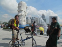 Large Merlion statue in Singapore