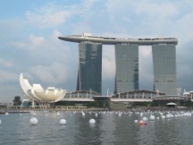 Marina Bay Sands motel in Singapore