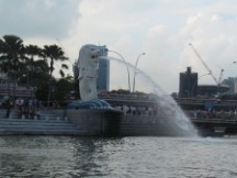 Merlion park in Singapore