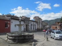 Fountain in Antigua, Guatemala