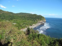 View of El Salvador coast.