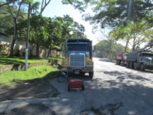 Most of the big highway trucks are Freightliner trucks in Central America, yea!