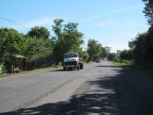 Some of the older trucks are Mercedes in Central America