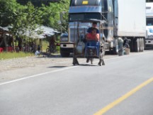 Bicycle taxi in Nicaragua