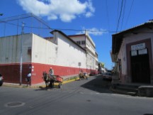 Horse drawn carriages in Leon, Nicaragua