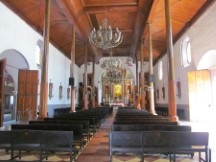 Inside a church in Leon, Nicaragua.