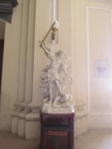 Statue inside a church in Leon, Nicaragua.