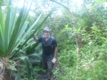 Ted at start of climb up Volcano Concepcion on Ometepe Island, Nicaragua