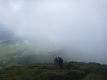 Man from Czechoslovakia with Ted’s guide on climb up Volcano Concepcion on Ometepe Island, Nicaragua