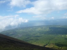 View coming down from Volcano Concepcion on Ometepe Island, Nicaragua