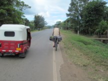 Man from Germany biking to Granada, Nicaragua