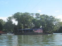 House on one of the small island in Lake Nicaragua near Granada