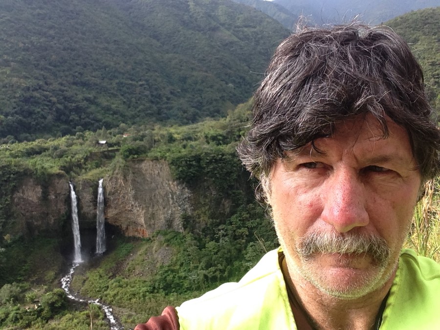 Waterfall between Banos, Ecuador to Puyo, Ecuador