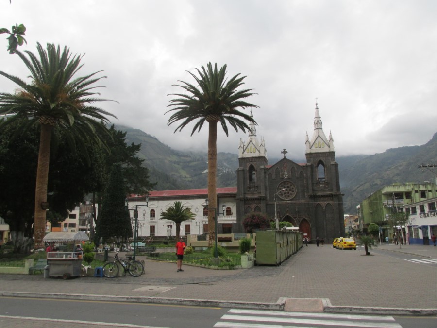 Church in Banos, Ecuador.