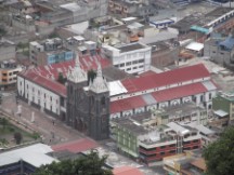 Church in Banos, Ecuador.