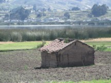 Building near Laguna Colta, Ecuador.
