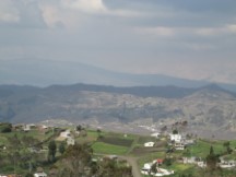 Houses at near 12,000 feet above sea level in Ecuador.