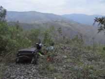 Ted’s sleeping spot at near 8,000 feet above sea level in Ecuador.