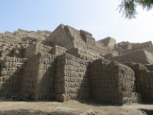 Archeological site Pucllana in the Mariflower district of Lima, Peru.