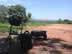 Ted’s bike in Paraguay, the lake in the back ground is probably Lago Ypacarai.